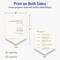 Avery Printable Geo Flat Cards, Sure Feed Technology, 5" x 7", Matte Ivory Cardstock, Laser/Inkjet Printable, 20 Total, Great for Product Branding, Marketing, and More
